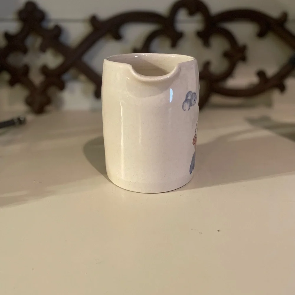 Yesteryears Pottery Noah's Ark Marshall Texas Small Pitcher 4 1/4